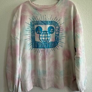 Disney World Tie-Dye Sweatshirt